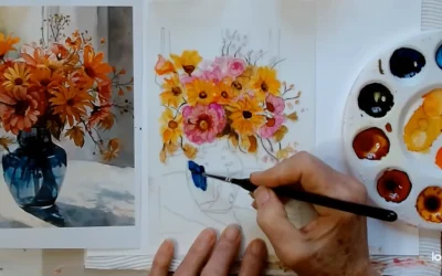 Alcohol Ink Flowers: A Step-by-Step Guide to Painting on Transparent Paper